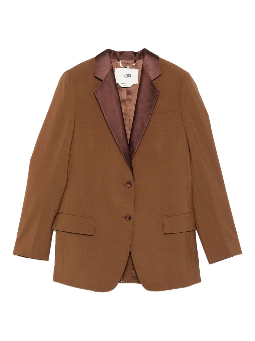 FENDI Fendi Women Wool Single-Breasted Jacket