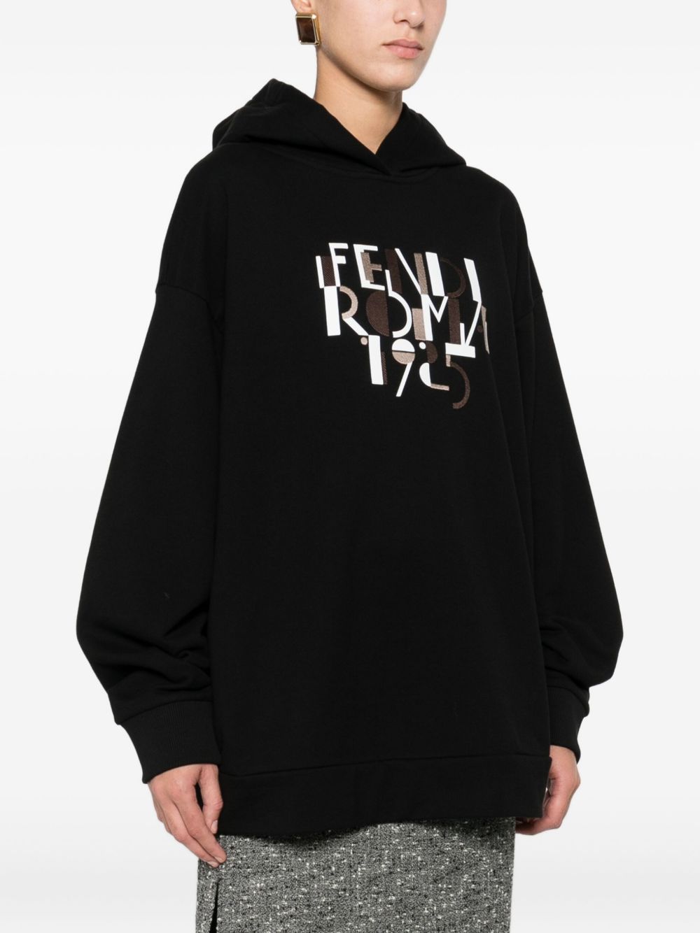 FENDI Fendi Women Fendi Roma Cotton Hoodie