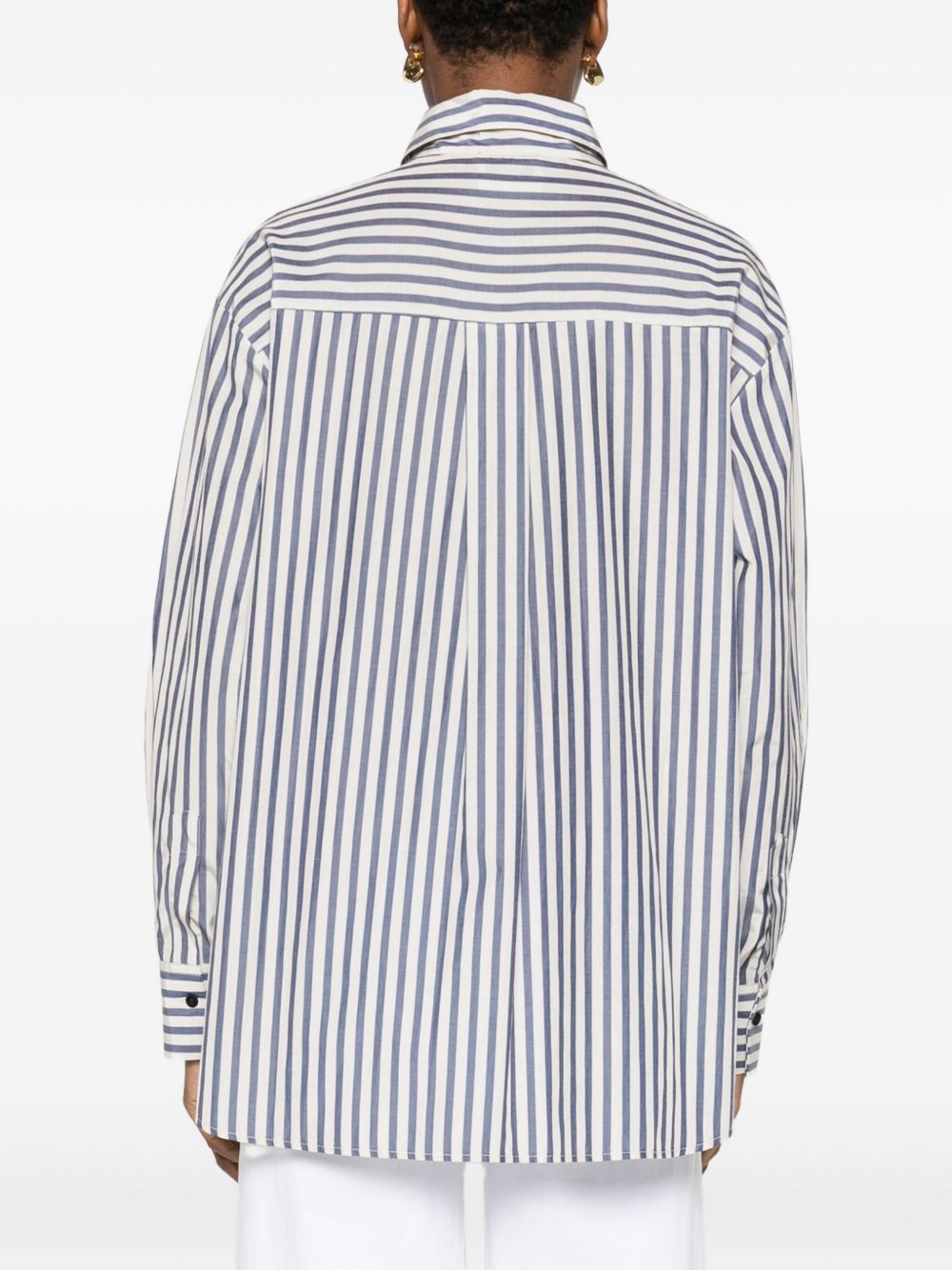 Forte Forte Women Striped Cotton Blend Shirt