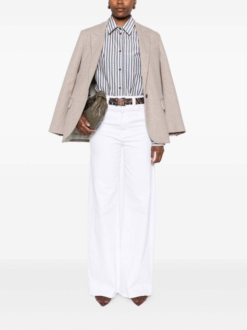 Forte Forte Women Striped Cotton Blend Shirt