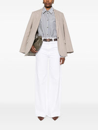 Forte Forte Women Striped Cotton Blend Shirt