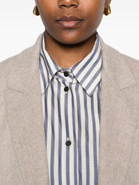 Forte Forte Women Striped Cotton Blend Shirt