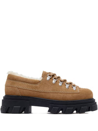Ganni Women Suede Derbie Shoes