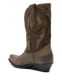 Golden Goose Women Wish Star Low Leather Boots