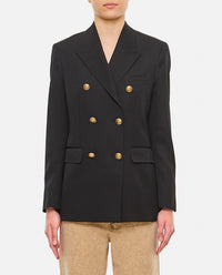 Golden Goose Golden Goose Women Double Breasted Blazer With Gold Bottons