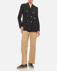 Golden Goose Golden Goose Women Double Breasted Blazer With Gold Bottons