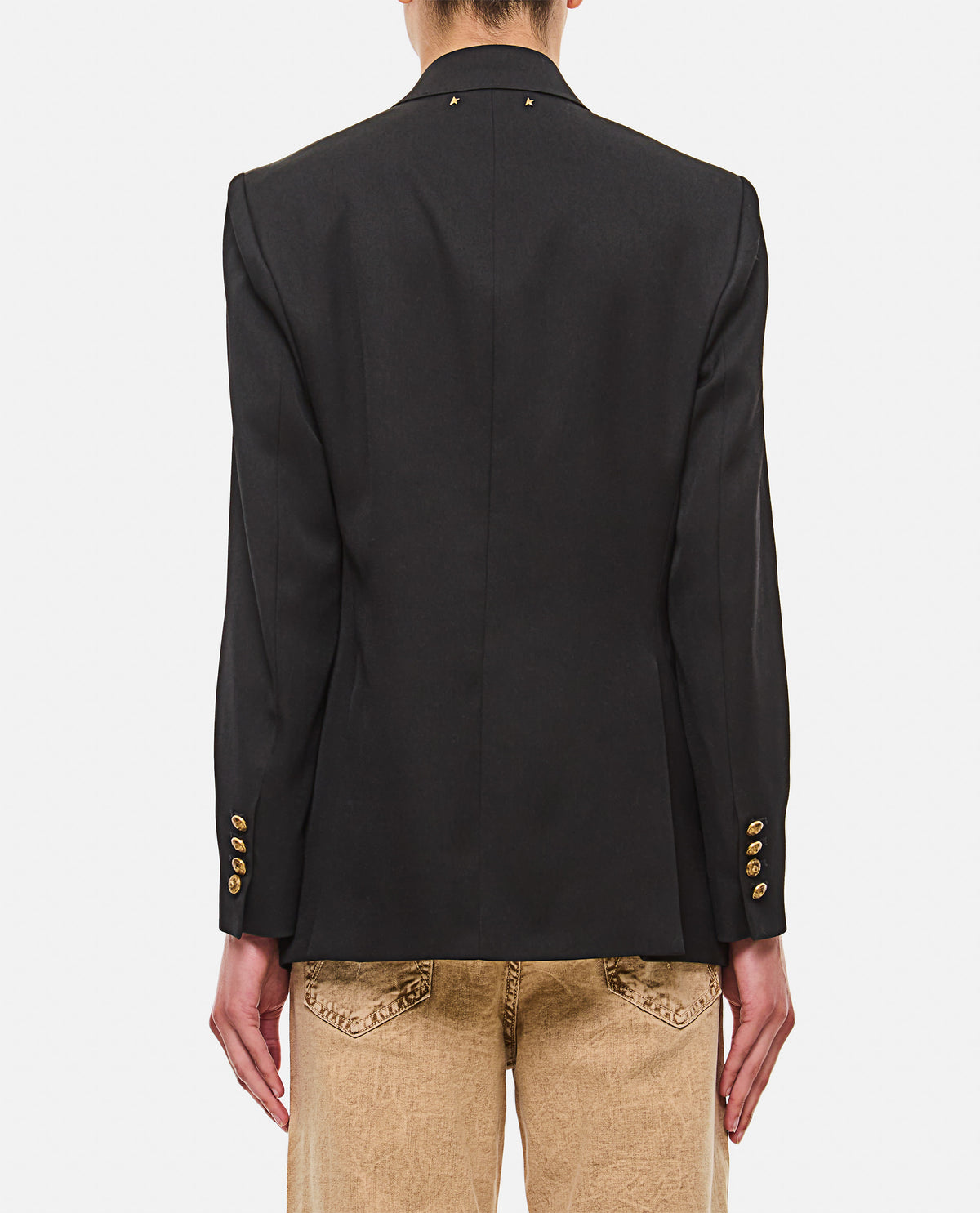 Golden Goose Golden Goose Women Double Breasted Blazer With Gold Bottons