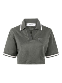 Golden Goose Women Cotton Cropped Polo Shirt