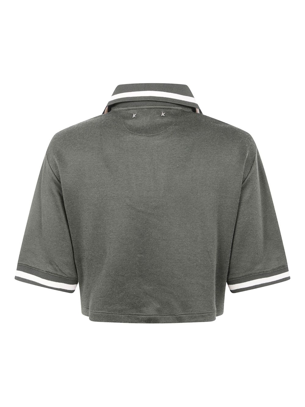 Golden Goose Women Cotton Cropped Polo Shirt
