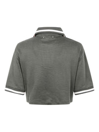Golden Goose Women Cotton Cropped Polo Shirt