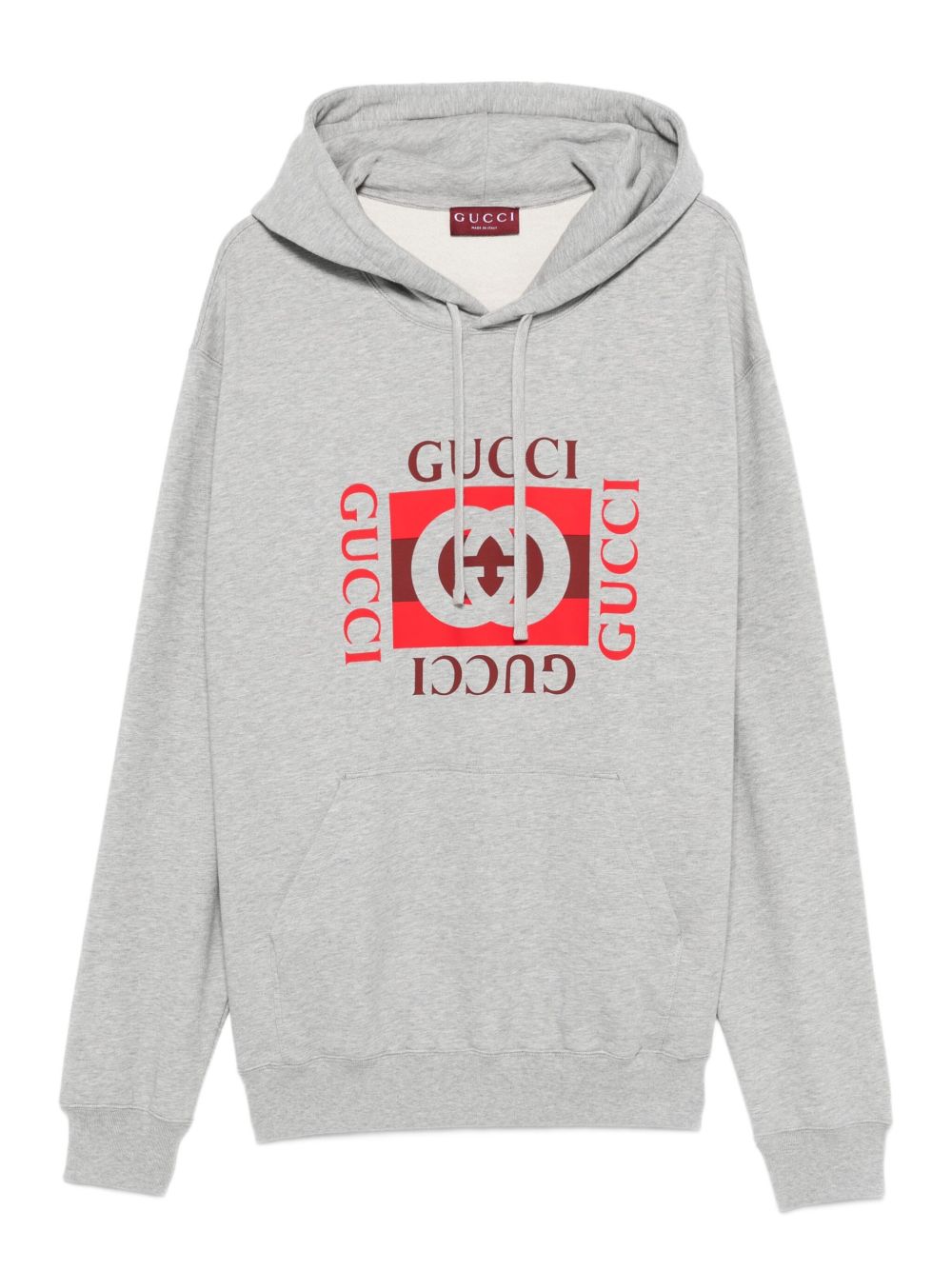Gucci Men Logo Cotton Hoodie