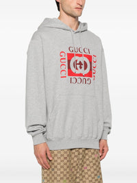 Gucci Men Logo Cotton Hoodie