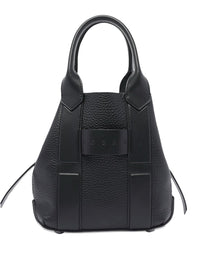 HOGAN Hogan Women Script Small Leather Tote Bag