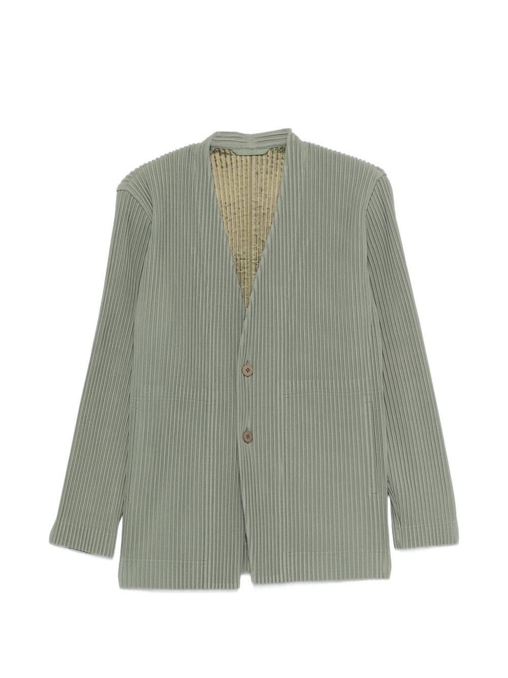 Homme Plisse' Issey Miyake Men Pleated Single-Breasted Jacket