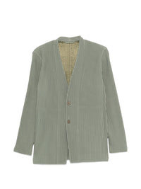 Homme Plisse' Issey Miyake Men Pleated Single-Breasted Jacket