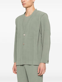 Homme Plisse' Issey Miyake Men Pleated Single-Breasted Jacket