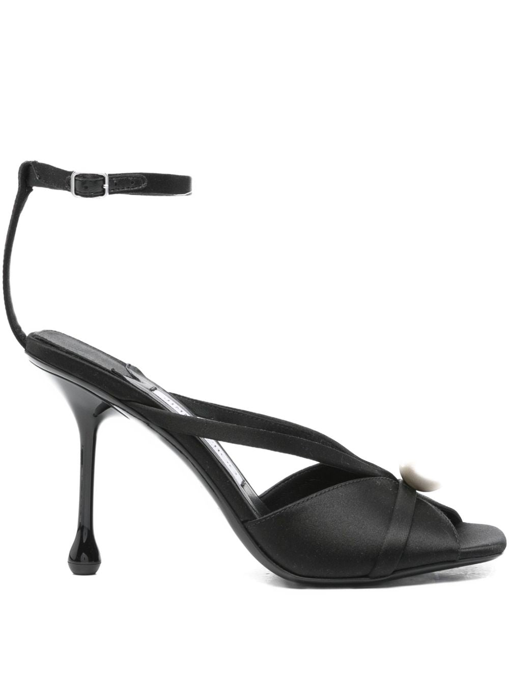 Jimmy Choo Women Siva 95 Satin Sandals