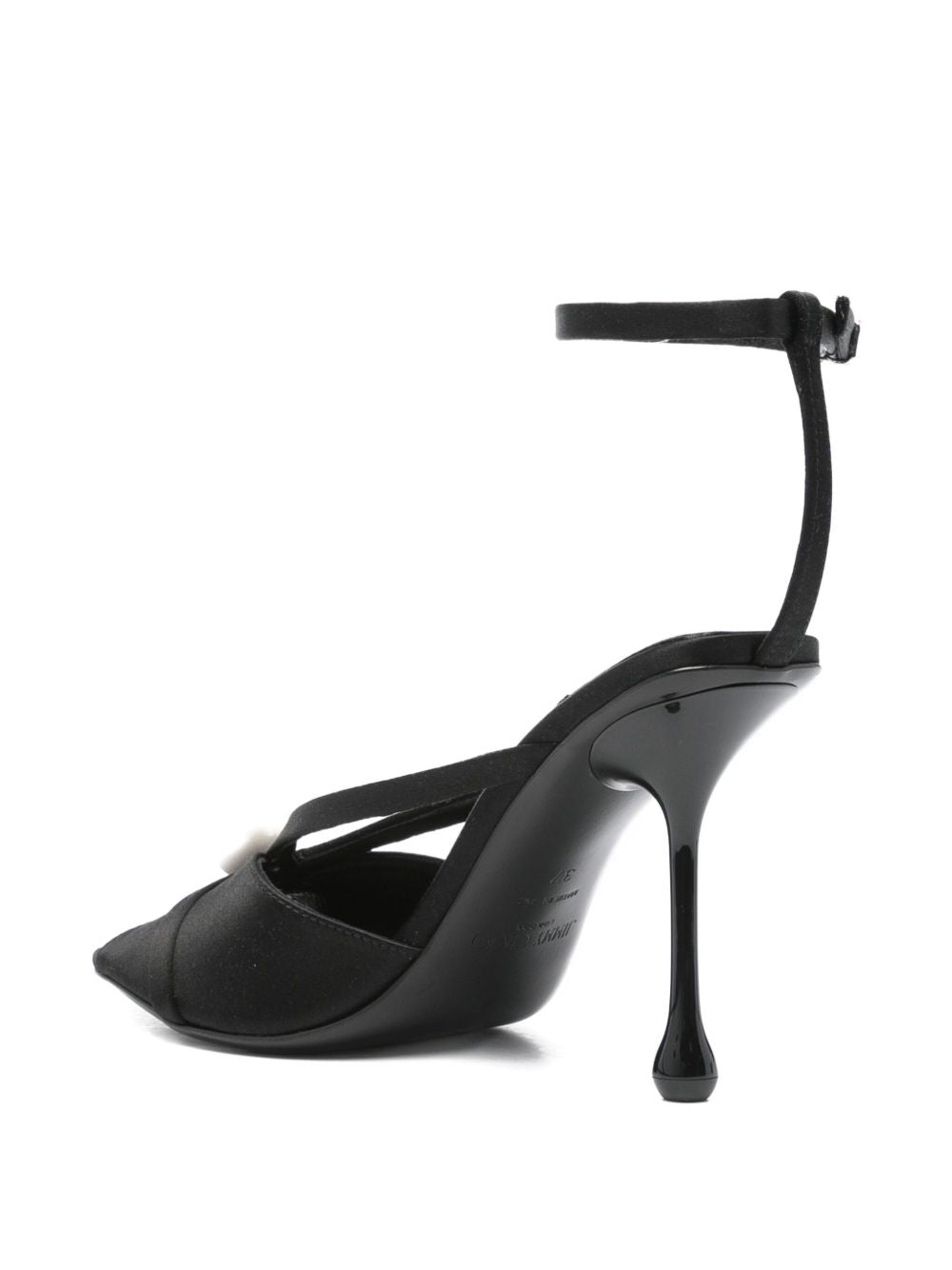 Jimmy Choo Women Siva 95 Satin Sandals