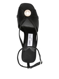 Jimmy Choo Women Siva 95 Satin Sandals