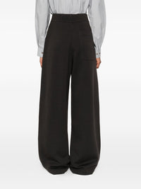 LEMAIRE Lemaire Women Wool And Cotton Wide-Leg Trousers