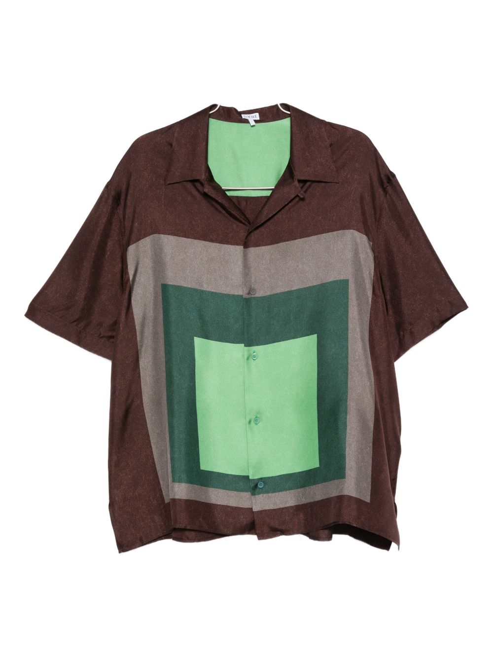 Loewe Men Printed Silk Shirt