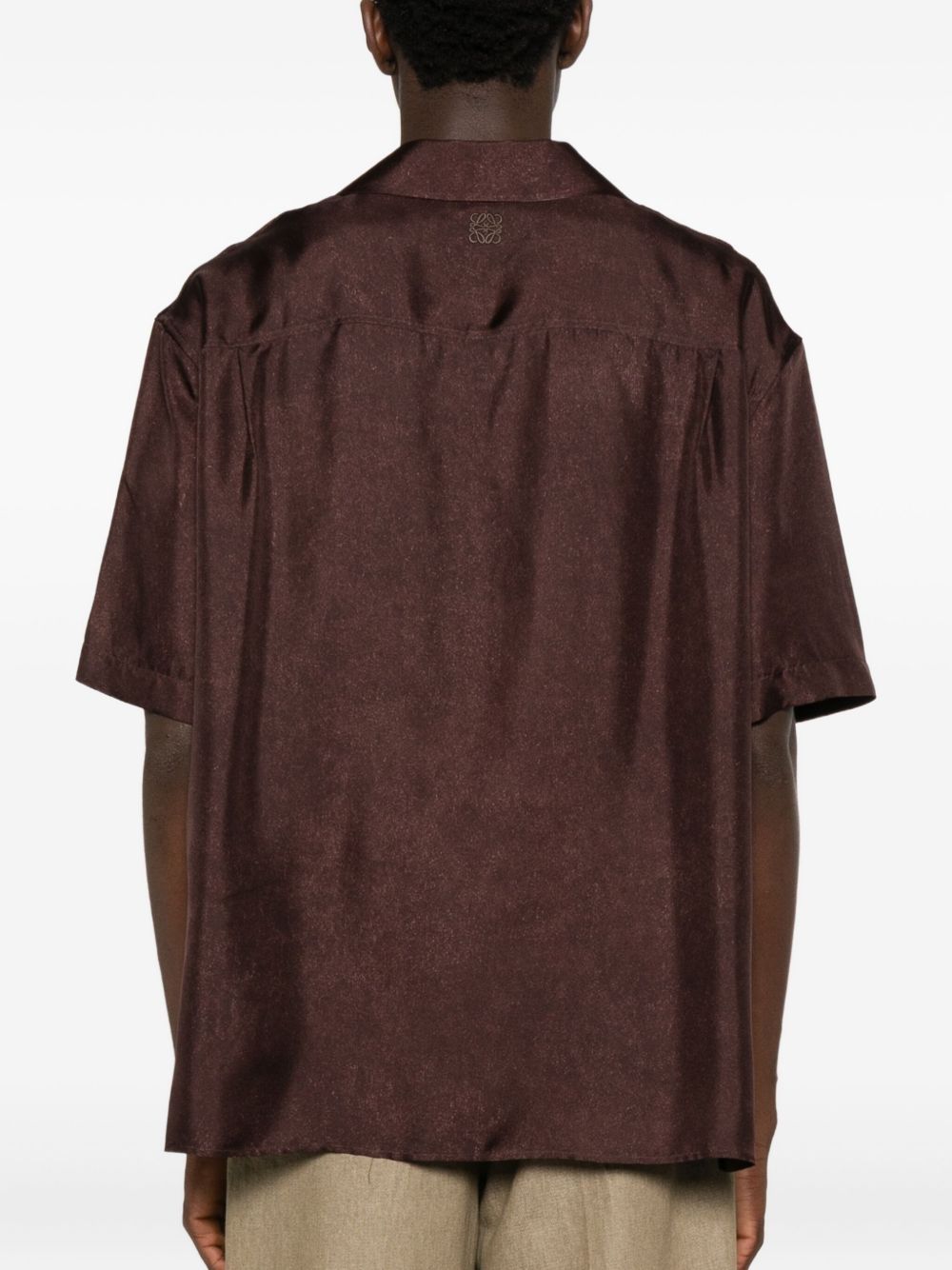 Loewe Men Printed Silk Shirt