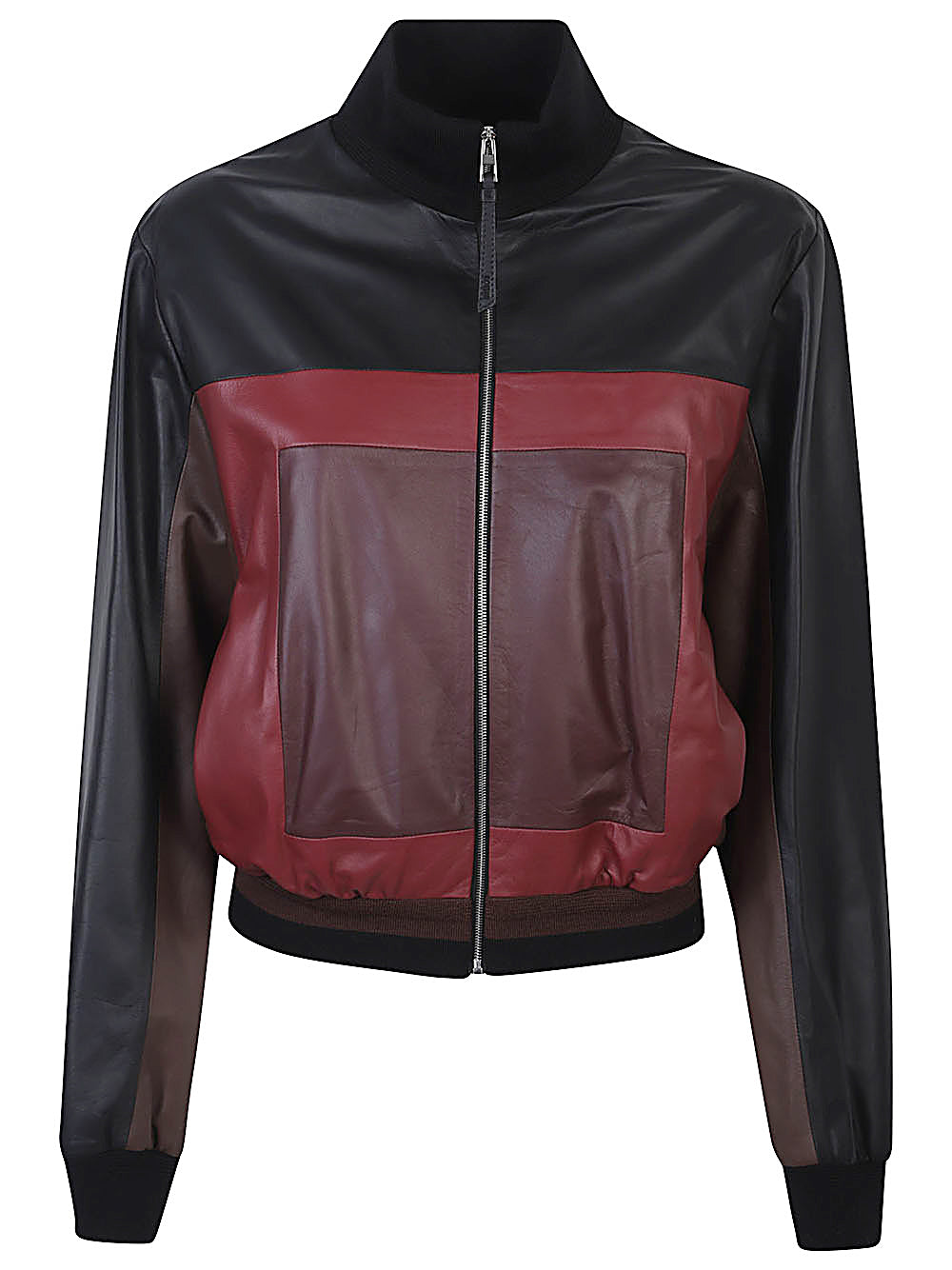 Loewe Women Leather Cropped Jacket
