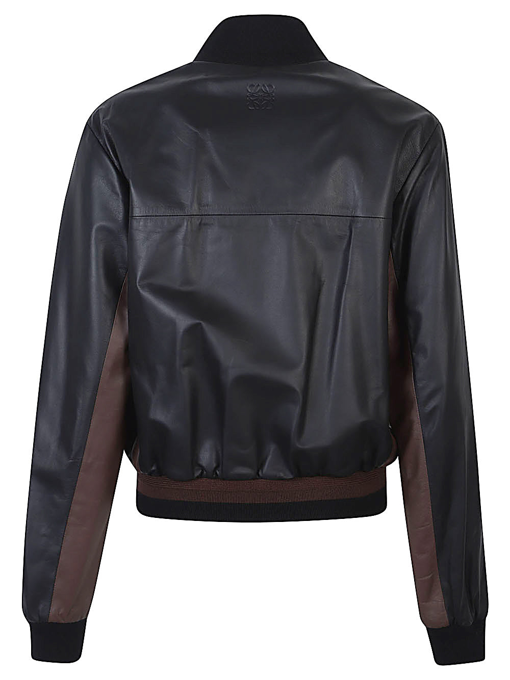 Loewe Women Leather Cropped Jacket