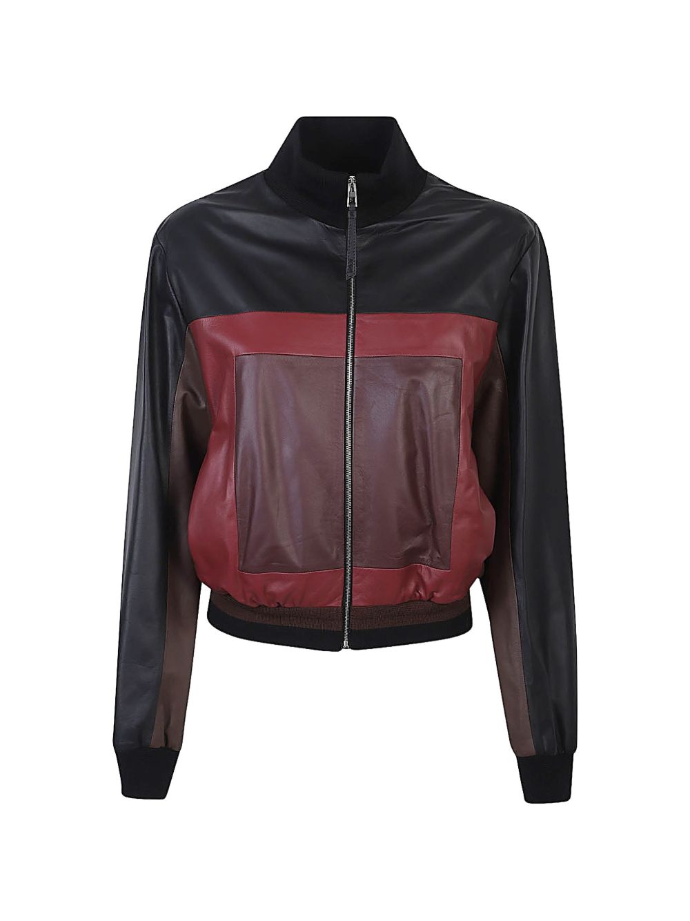 Loewe Women Leather Cropped Jacket