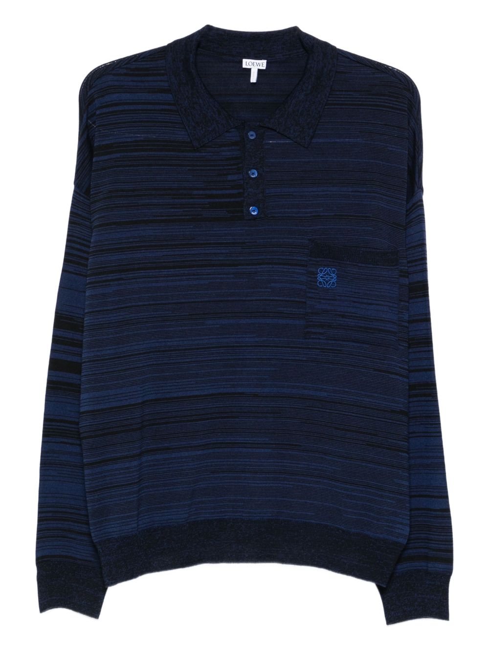 LOEWE Loewe Men Anagram Wool Polo Shirt