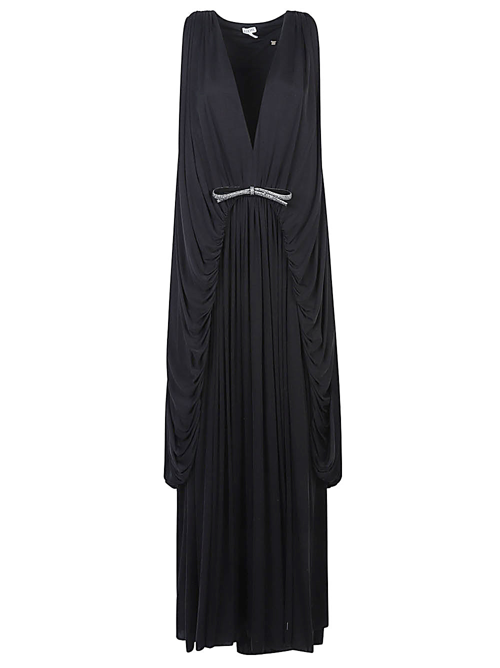 LOEWE Loewe Women Silk Draped Long Dress