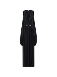 LOEWE Loewe Women Silk Draped Long Dress