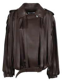 LOEWE Loewe Women Leather Belted Jacket