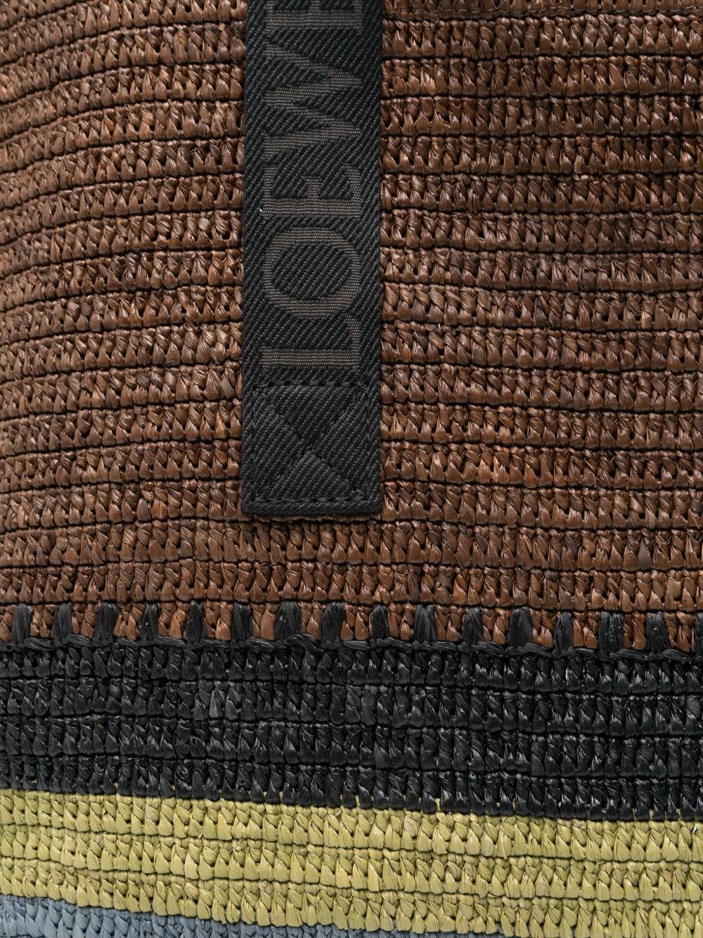 Loewe Men Fold Rafia Tote Bag