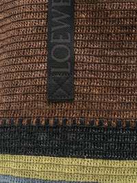 Loewe Men Fold Rafia Tote Bag