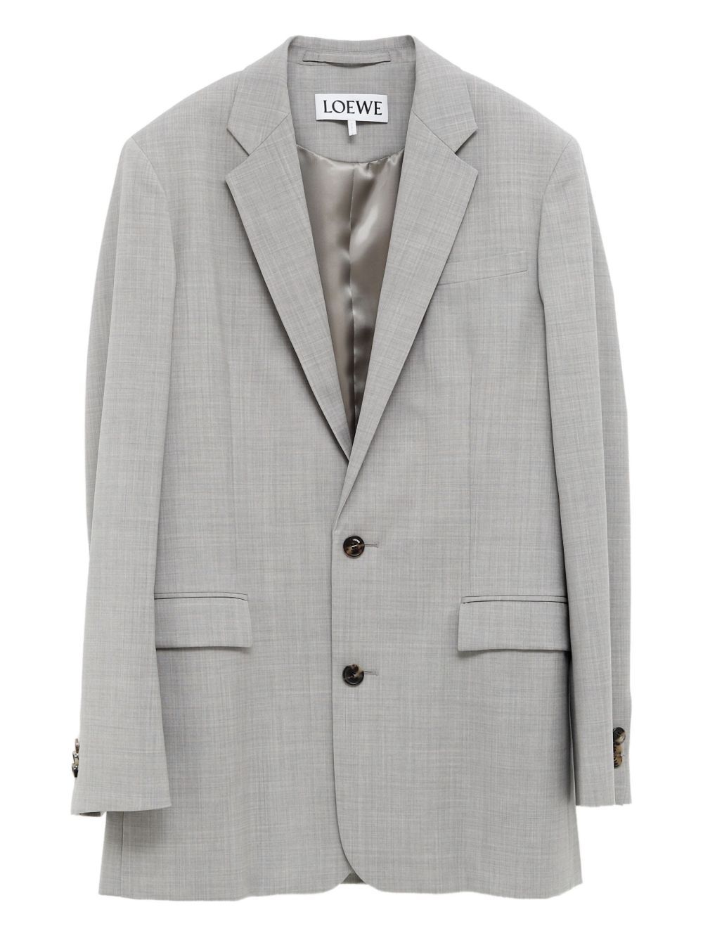 Loewe Men Wool Single-Breasted Jacket