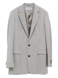 Loewe Men Wool Single-Breasted Jacket