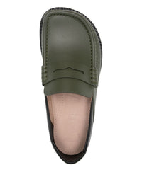 Loewe Men Campo Leather Loafers
