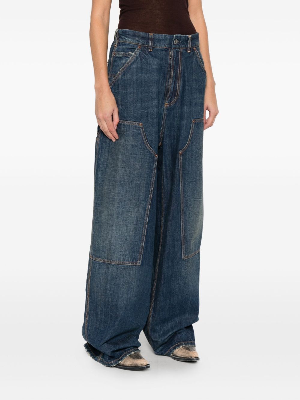 Maison Margiela Women Denim Cotton Jeans