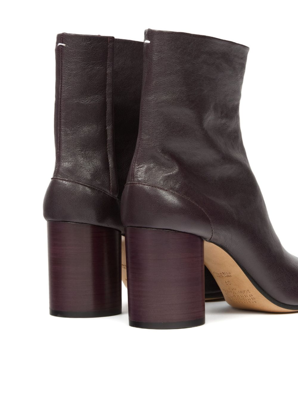 Maison Margiela Women Tabi Leather Ankle Boots