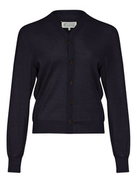 Maison Margiela Women Wool V-Necked Cardigan