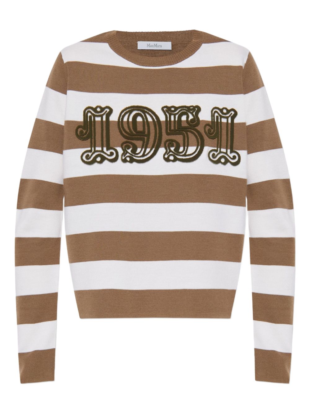 MAX MARA Max Mara Women Striped Wool Sweater