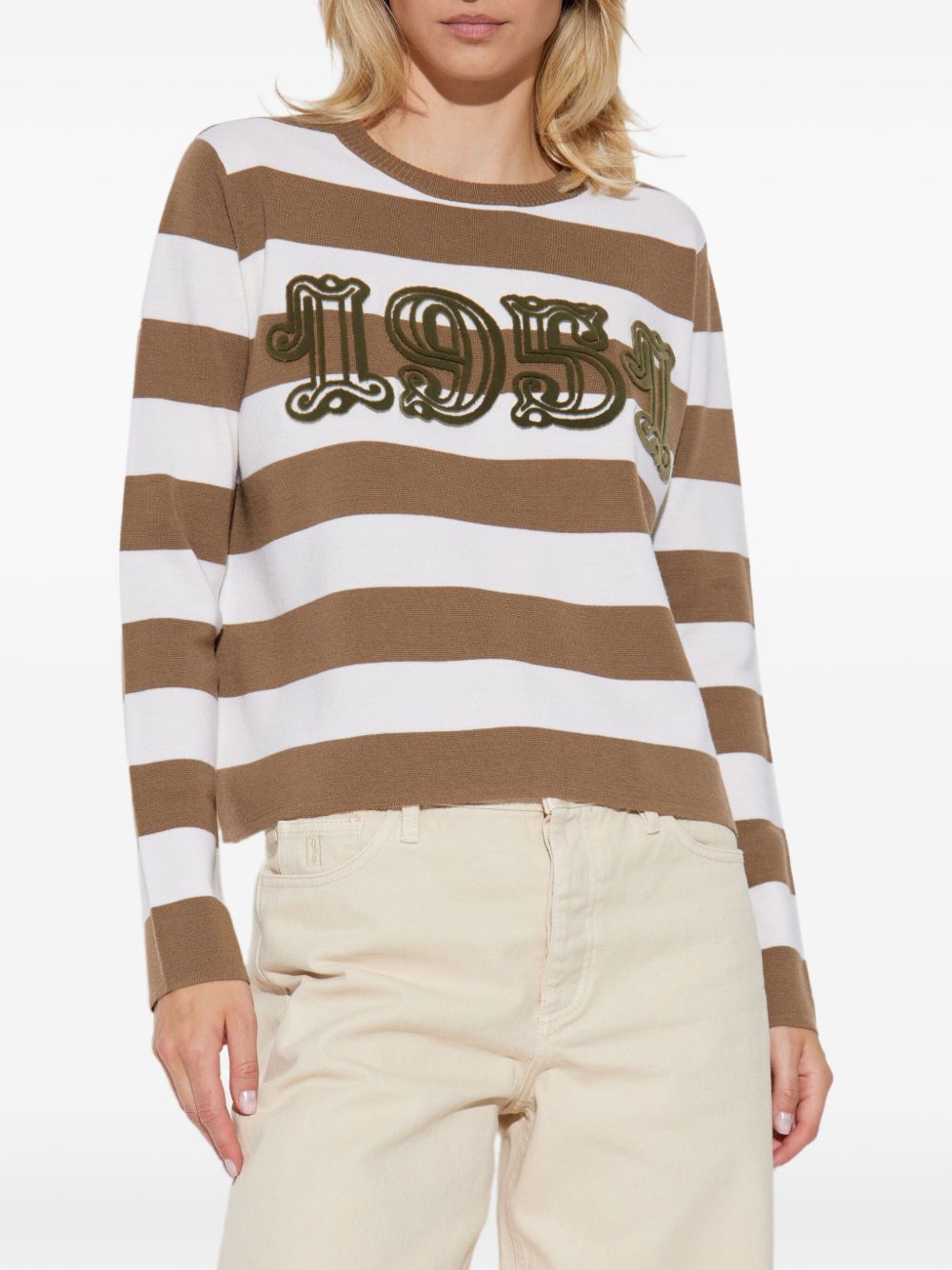 MAX MARA Max Mara Women Striped Wool Sweater