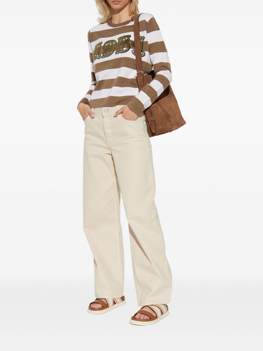 MAX MARA Max Mara Women Striped Wool Sweater