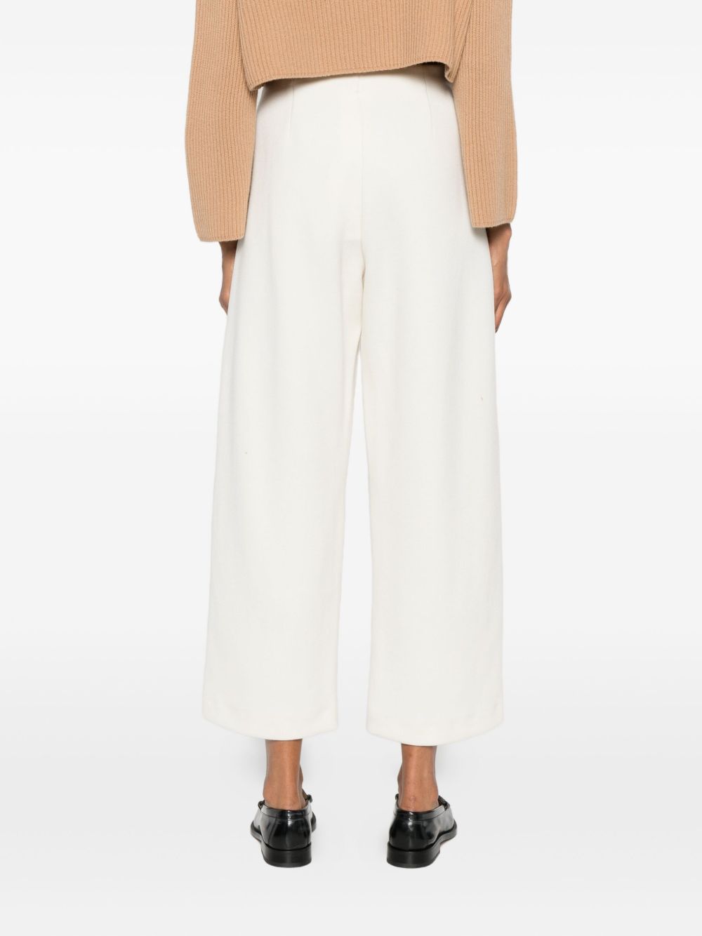 Max Mara Women Wool And Cotton Trousers