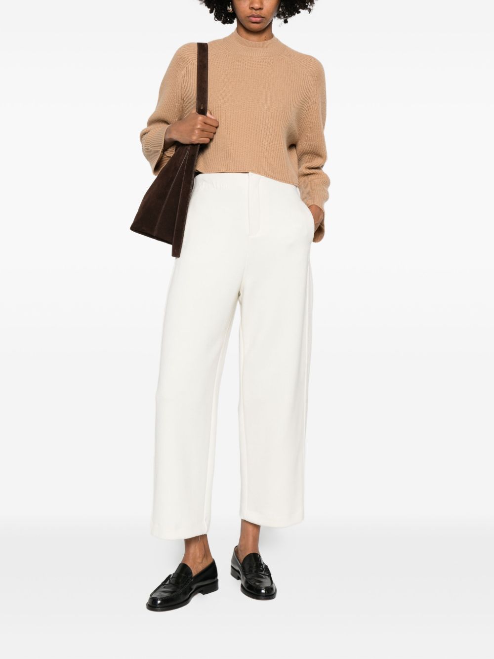 Max Mara Women Wool And Cotton Trousers