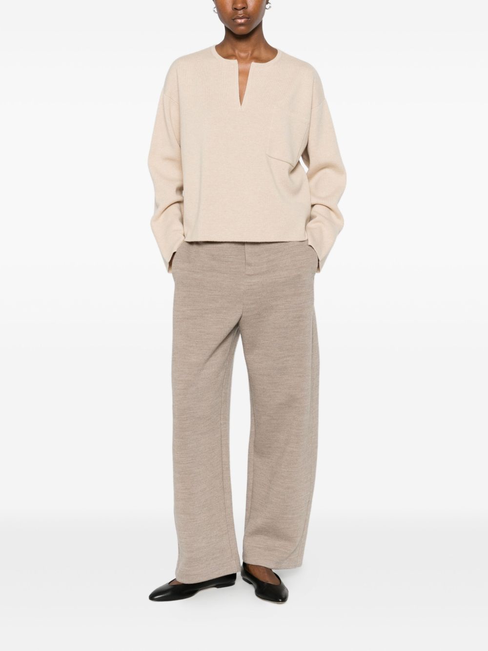 MAX MARA Max Mara Women Wool And Cotton Trousers