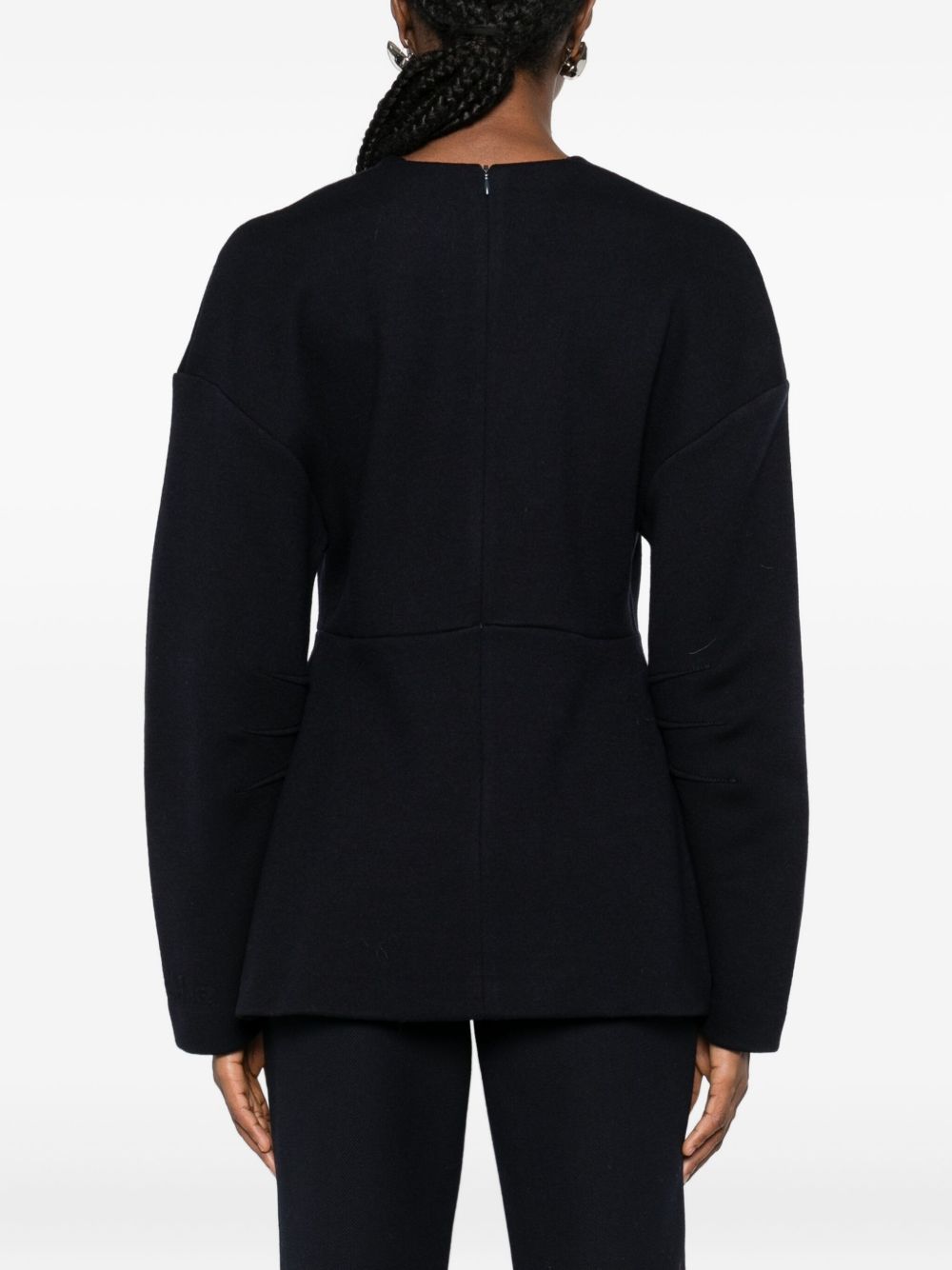 MAX MARA Max Mara Women Crew Neck Sweater In Wool And Cotton