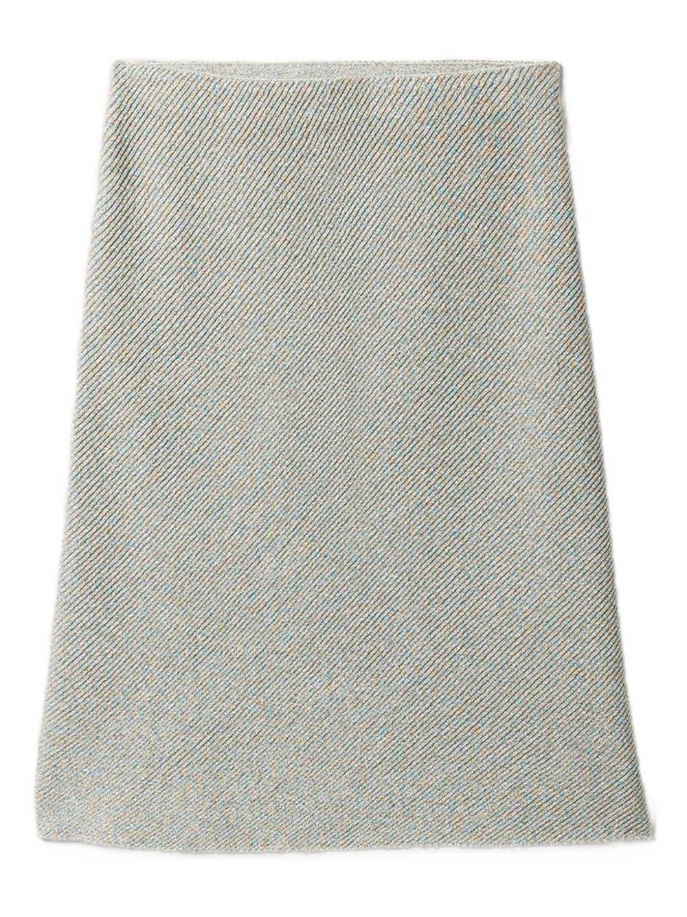 Miu Miu Women Lamé Skirt