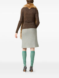 Miu Miu Women Lamé Skirt